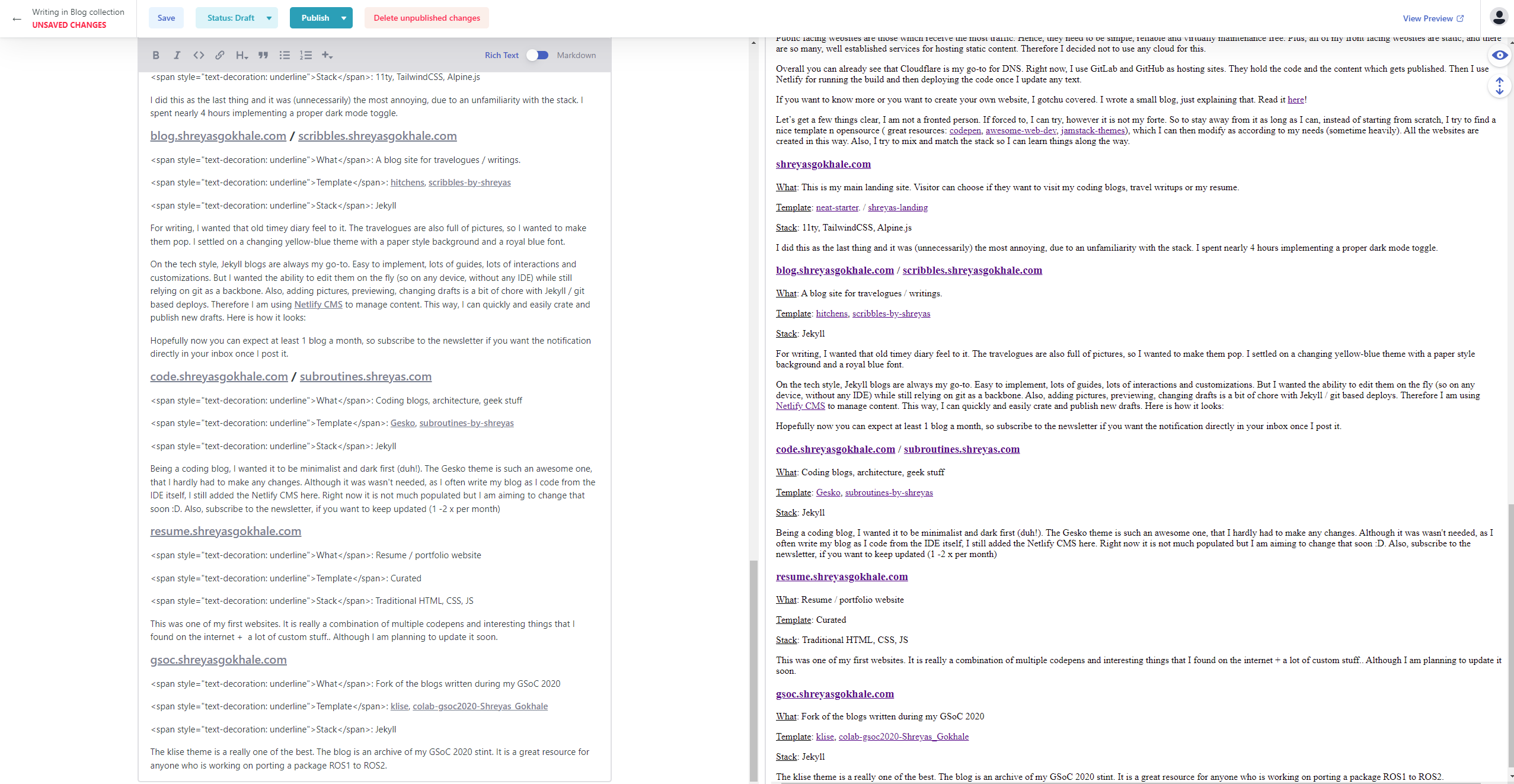 Netlify CMS Inception :p Netlify CMS